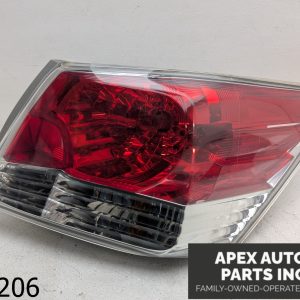 OEM 2009 Honda Accord 2.4L Sedan Right Tail Light Outer Passenger Side Lamp