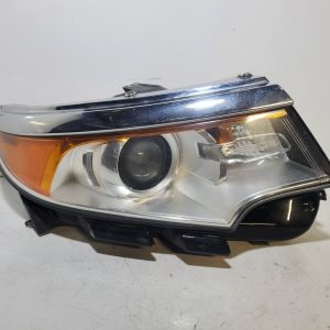 OEM 2011-2014 Ford Edge 3.5L RIGHT HEADLIGHT HALOGEN CHROME BT4Z-13008-A