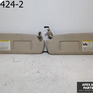 OEM 2011 Audi A4 2L FRONT LH & RH SUN VISOR PAIR PARTS
