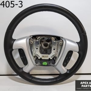 OEM 2011 Chevy Traverse 3.6L Steering Wheel with Control Buttons Black Leather