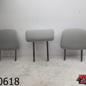 OEM 2011 Toyota Prius 1.8L 3 PIECE REAR GRAY CLOTH HEADREST SET