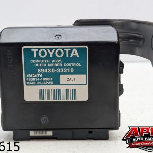 OEM 2012 Lexus ES350 3.5L Outer Mirror Control Module