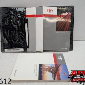 OEM 2012 Toyota Camry 2.5L Owners Manual Or Manuals With Case