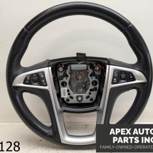 OEM 2013 GMC Terrain 2.4L Steering Wheel Leather Lane Dep Warning Black