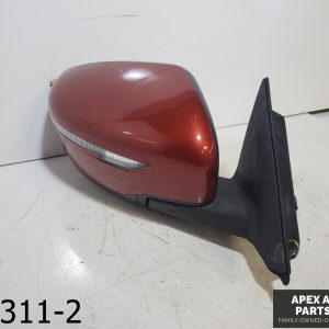 OEM 2014-2016 Nissan Rogue 2.5L RIGHT PASSENGER SIDE POWER  MIRROR RED SIGNAL