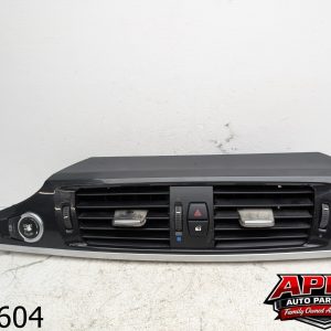 OEM 2014 BMW X3 Center Dash A/C Air Vent Grille Trim Panel w/Start Stop Switch