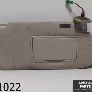 OEM 2014 Ford Taurus 3.5L Passenger Right Side Interior Sun Visor Sunvisor