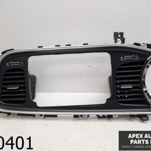 OEM 2014 Kia Optima Hybrid 2.4L Radio Trim Bezel with Air Vents Assembly