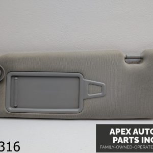 OEM 2015 Hyundai Sonata 2.4L Driver Sun Visor Gray Trim