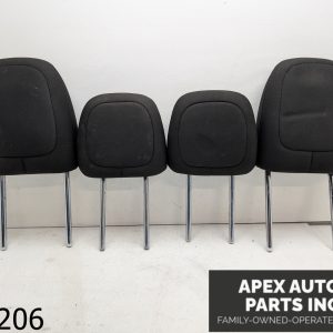 OEM 2016 Jeep Cherokee 2.4L Head Rest Headrest Front Rear Black