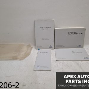 OEM 2017 Hyundai Elantra 2.0L Owners Manual Set Case Original Car User