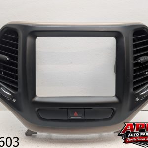 OEM 2017 Jeep Cherokee 3.2L Navigation Nav GPS Radio Screen Bezel Trim