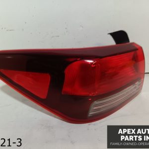OEM 2018-2020 KIA Rio 1.6L Driver Tail Light Sedan Quarter Panel Mounted