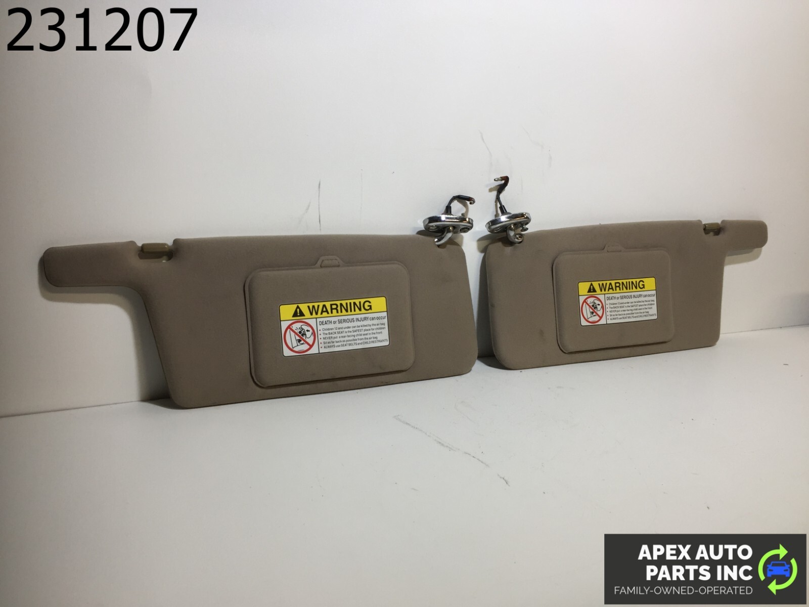 OEM ACURA CL 1999Sun Visors Interior Roof Block 83230-Sy8-A63za - Image 6