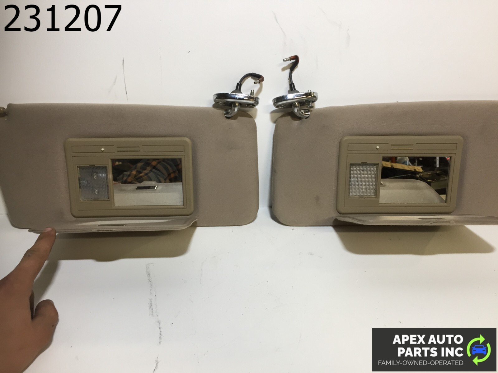 OEM ACURA CL 1999Sun Visors Interior Roof Block 83230-Sy8-A63za - Image 9