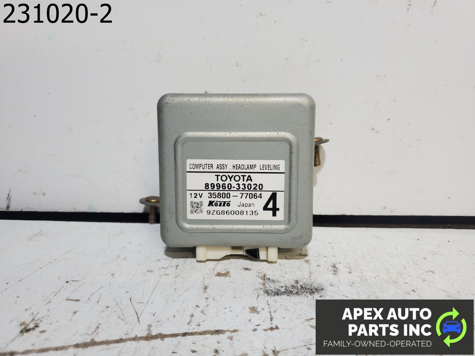 OEM Lexus ES300 2000 Headlight Head Lamp Control Leveling Computer Module - Image 3