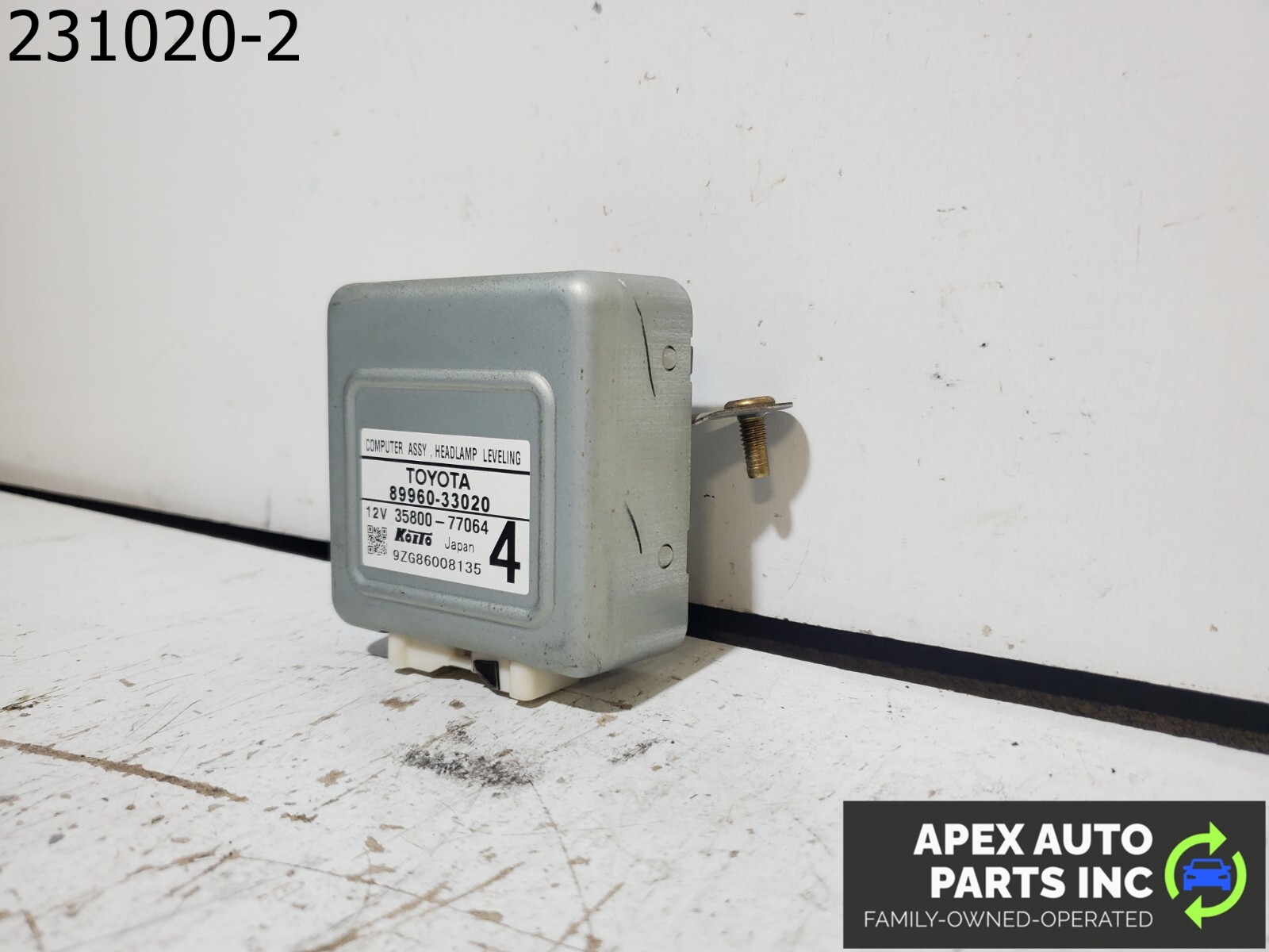 OEM Lexus ES300 2000 Headlight Head Lamp Control Leveling Computer Module - Image 5