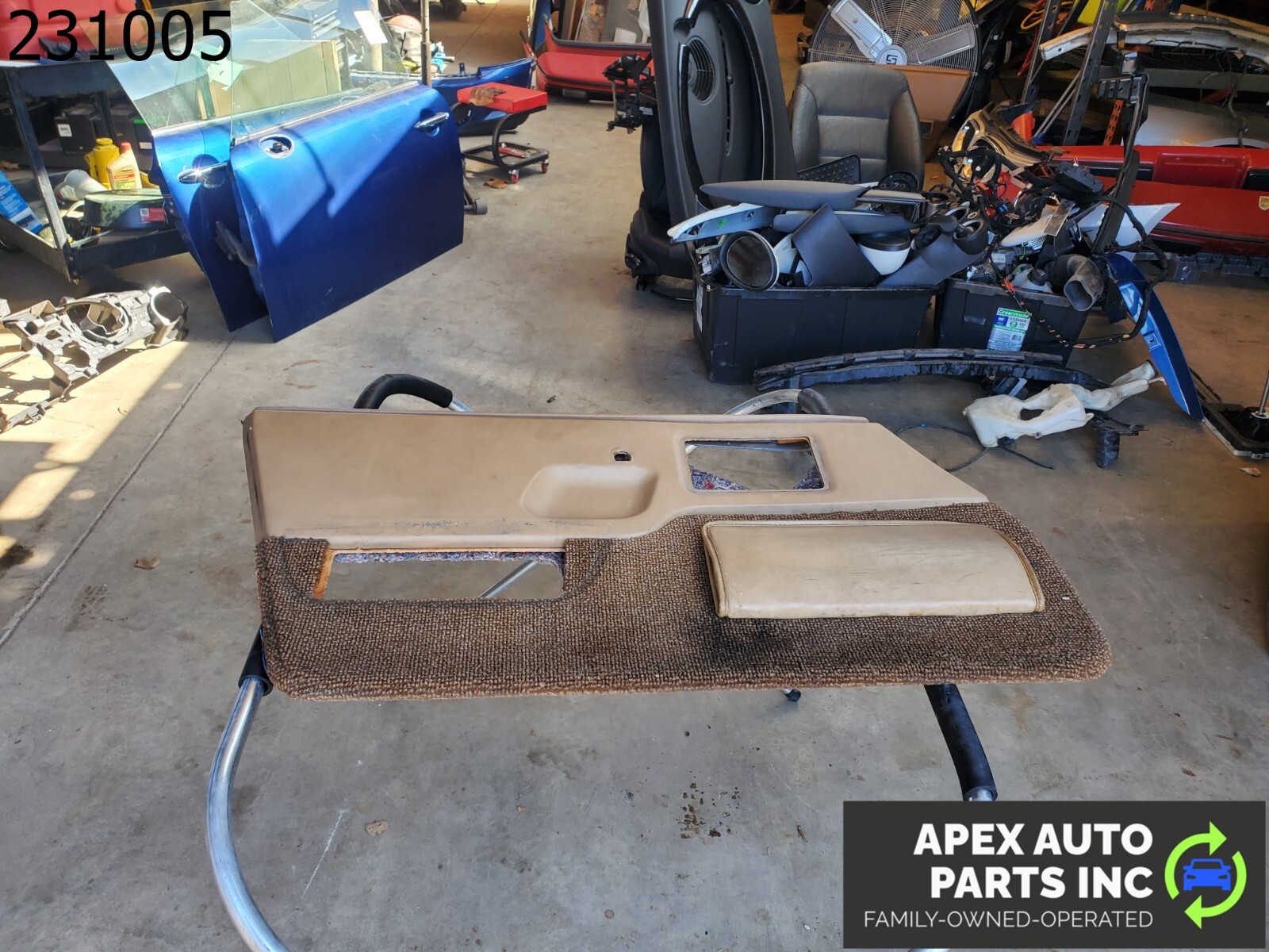 OEM Pontiac Fiero 1985 FRONT INTERIOR DRIVER DOOR TRIM PANEL - Image 3