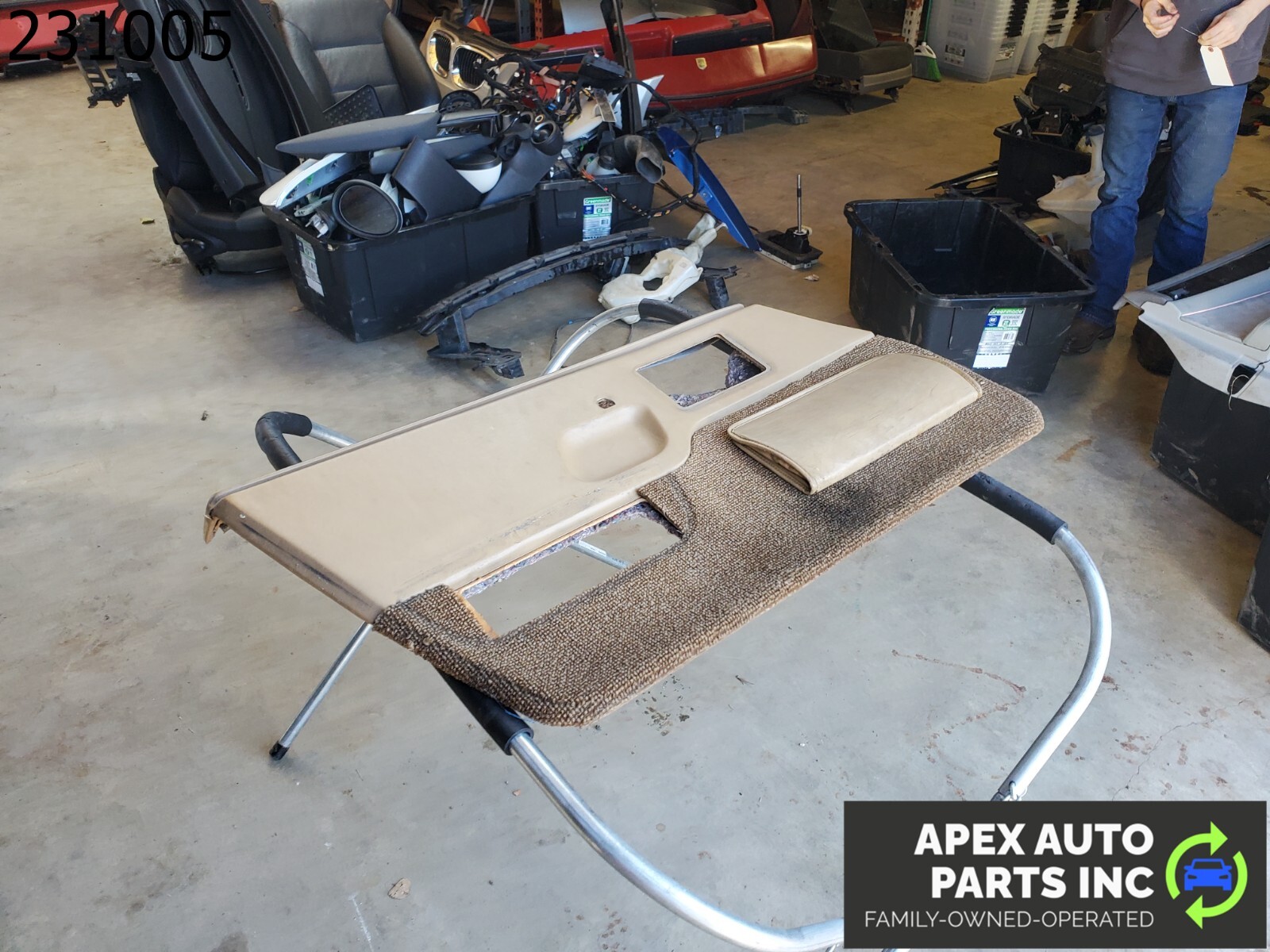 OEM Pontiac Fiero 1985 FRONT INTERIOR DRIVER DOOR TRIM PANEL - Image 4