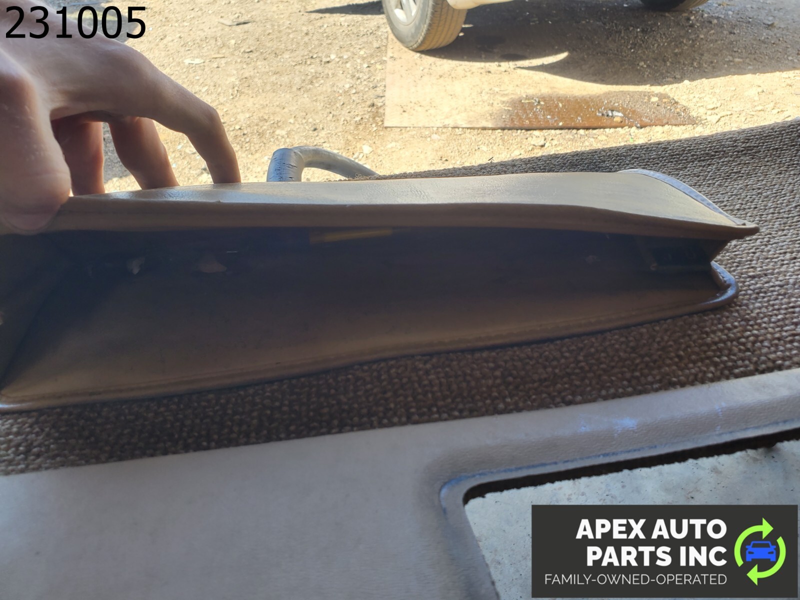 OEM Pontiac Fiero 1985 FRONT INTERIOR DRIVER DOOR TRIM PANEL - Image 8