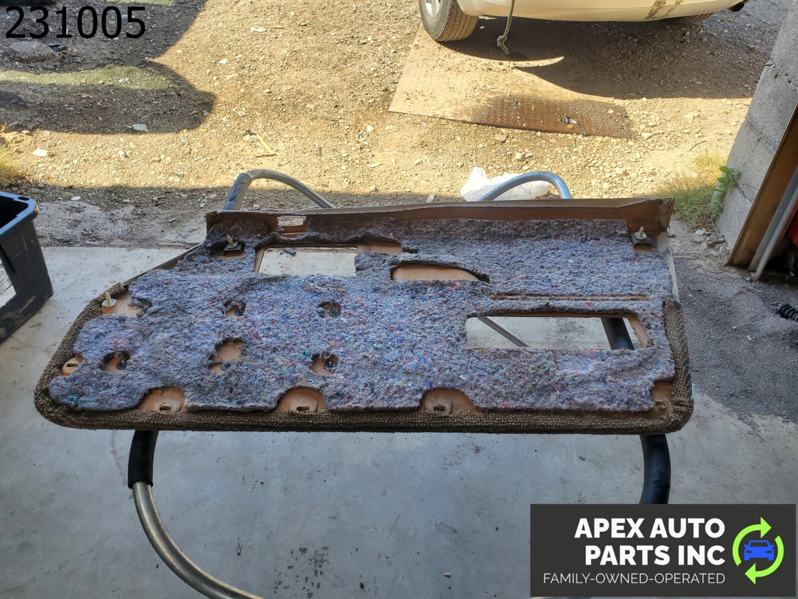 OEM Pontiac Fiero 1985 FRONT INTERIOR DRIVER DOOR TRIM PANEL - Image 9