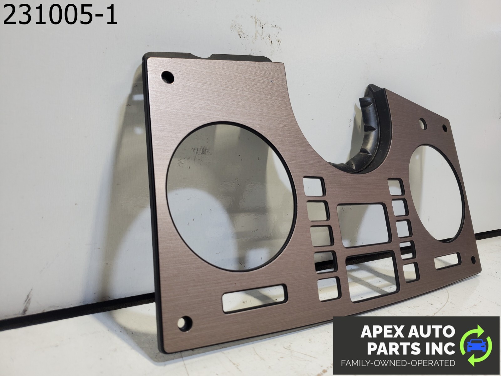 OEM Pontiac Fiero 1985 dash cluster bezel trim (1BB)