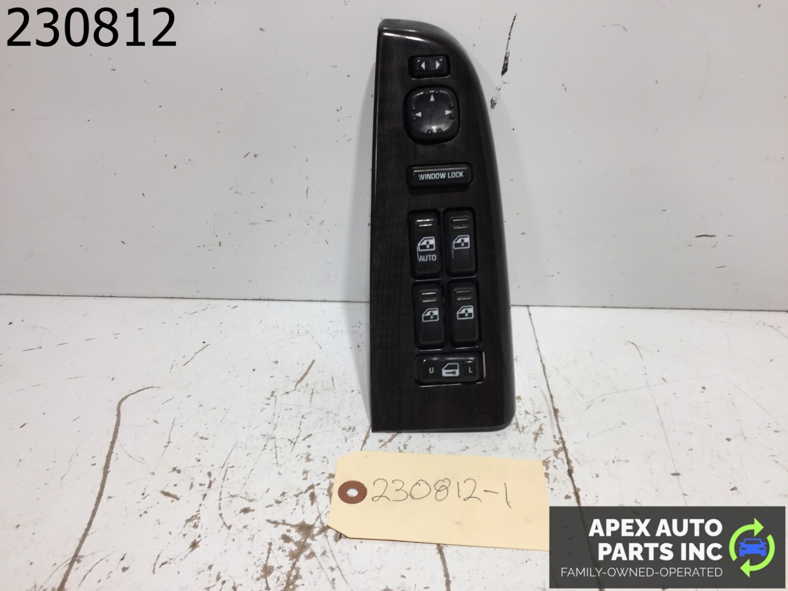00 - 02 Escalade Suburban Tahoe Yukon Driver Master Window Lock Switch Neutral