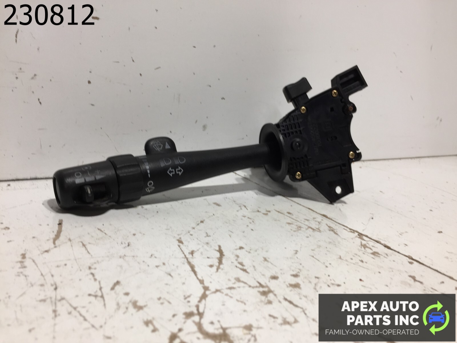 02-09 TRAILBLAZER COLUMN TURN SIGNAL WIPER HAZARD CONTROL SWITCH 12450067 - Image 3