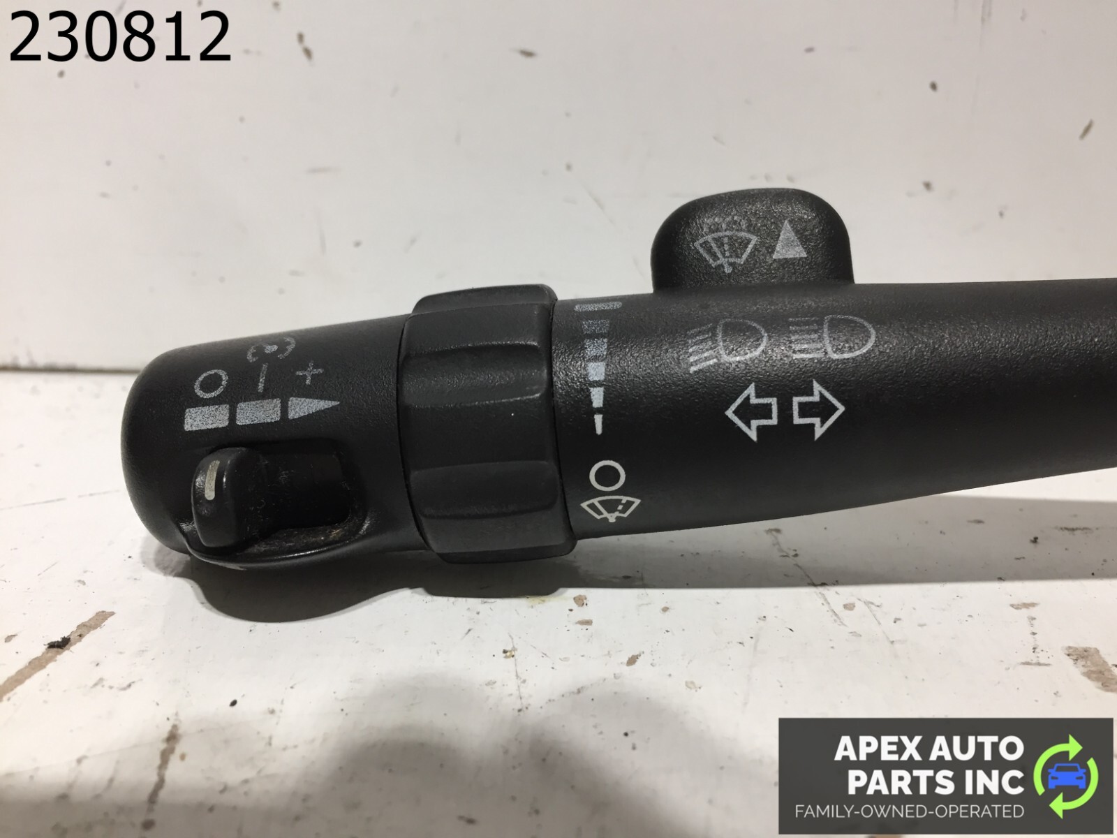 02-09 TRAILBLAZER COLUMN TURN SIGNAL WIPER HAZARD CONTROL SWITCH 12450067 - Image 5