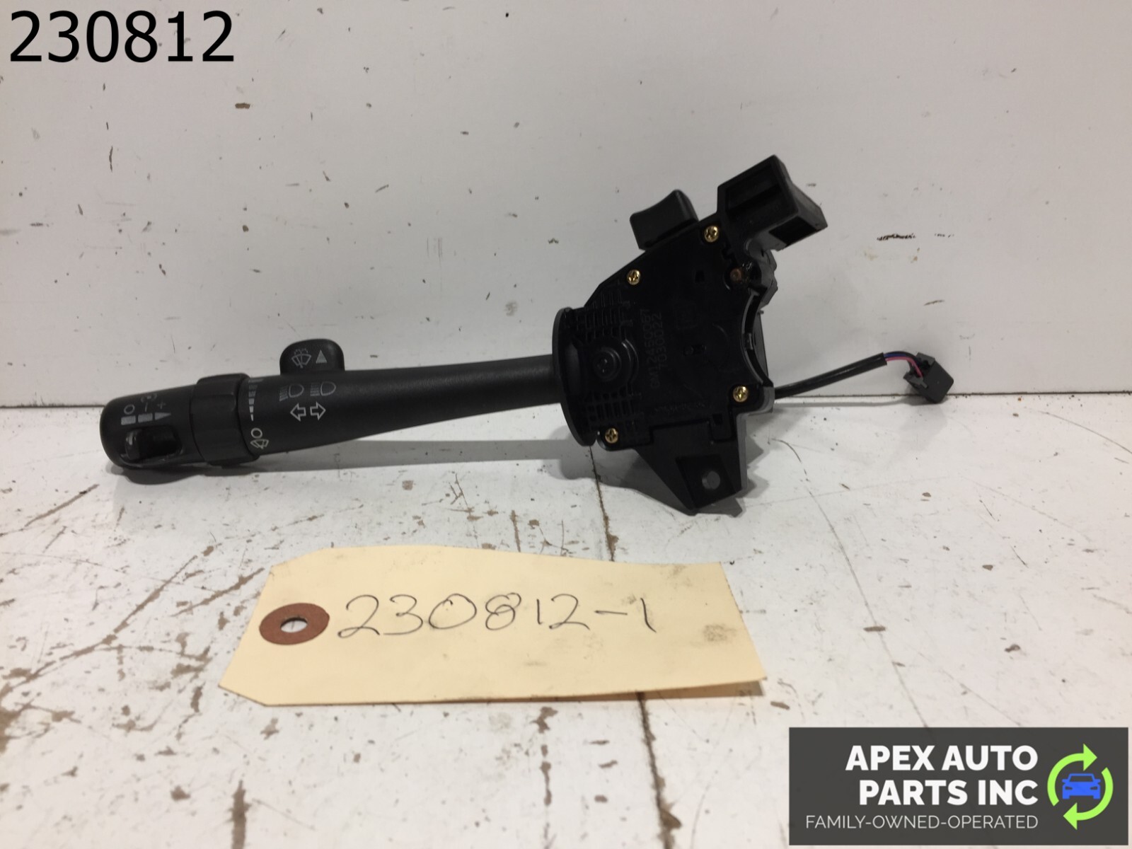 02-09 TRAILBLAZER COLUMN TURN SIGNAL WIPER HAZARD CONTROL SWITCH 12450067