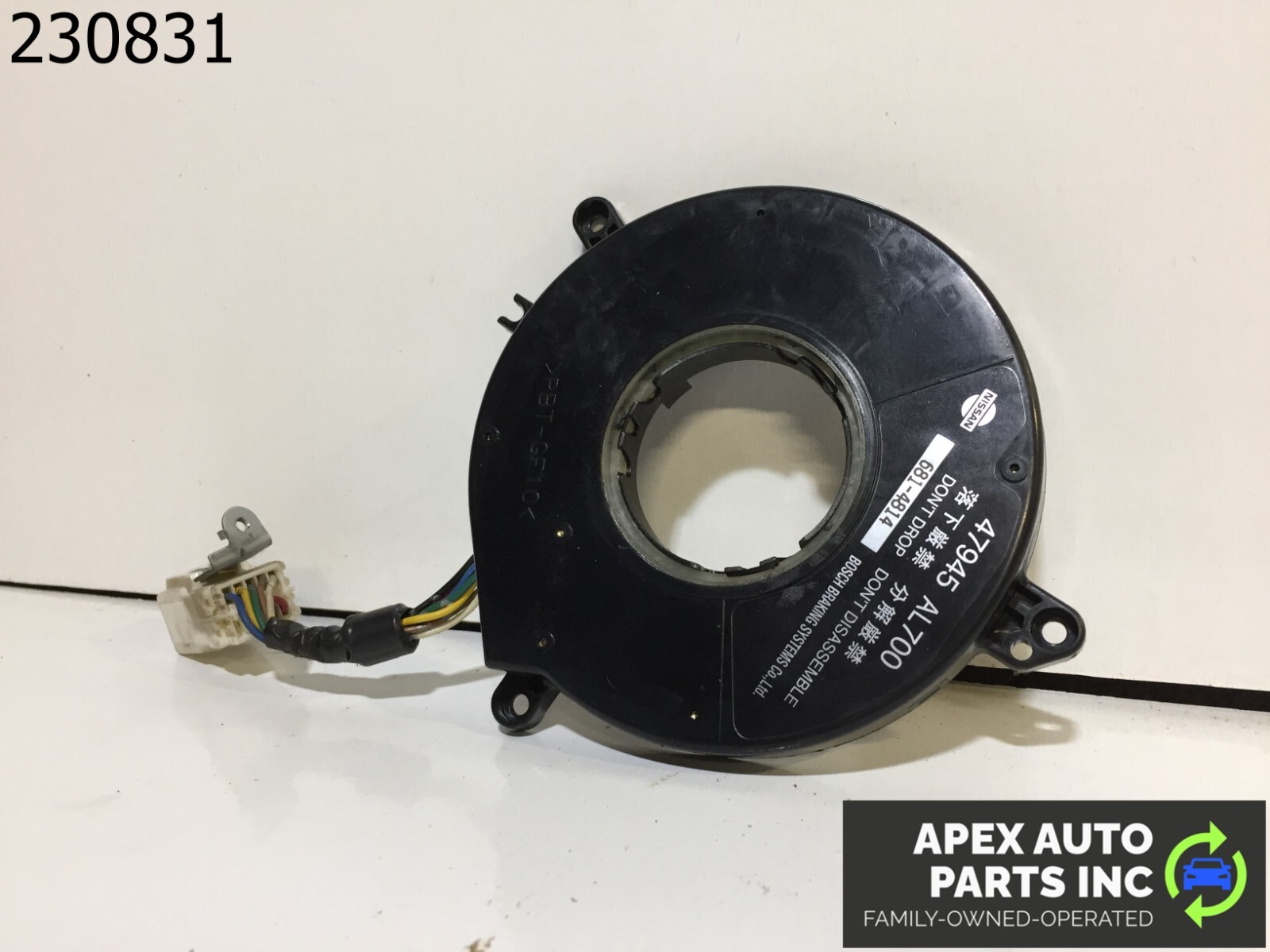 03-09 350Z Electronic Driver Column Steering Wheel Angle Sensor Assembly OEM OE - Image 4