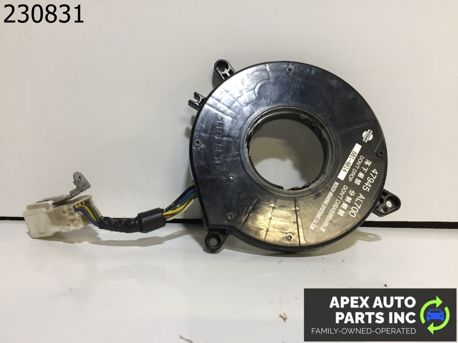 03-09 350Z Electronic Driver Column Steering Wheel Angle Sensor Assembly OEM OE