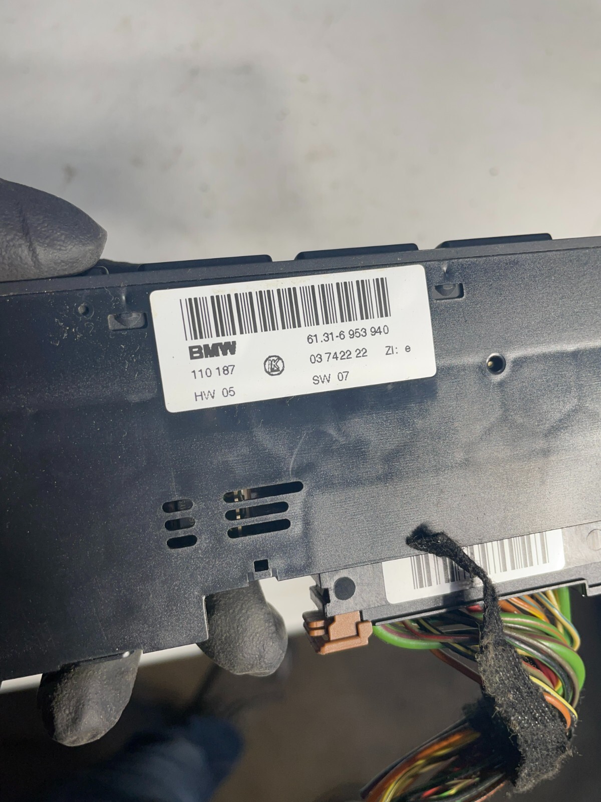 2000-2006 BMW X5 E53 FRONT CENTER DASH HEATED SEAT TAILGATE OPEN DSC SWITCH OEM - Image 6