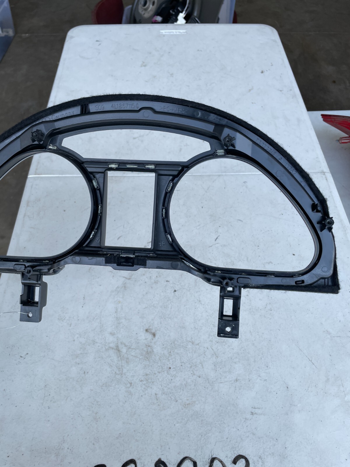 2007-2014V AUDI Q7 DASH INTRUMENT CLUSTER BEZEL 4L1 857 115 G - Image 8