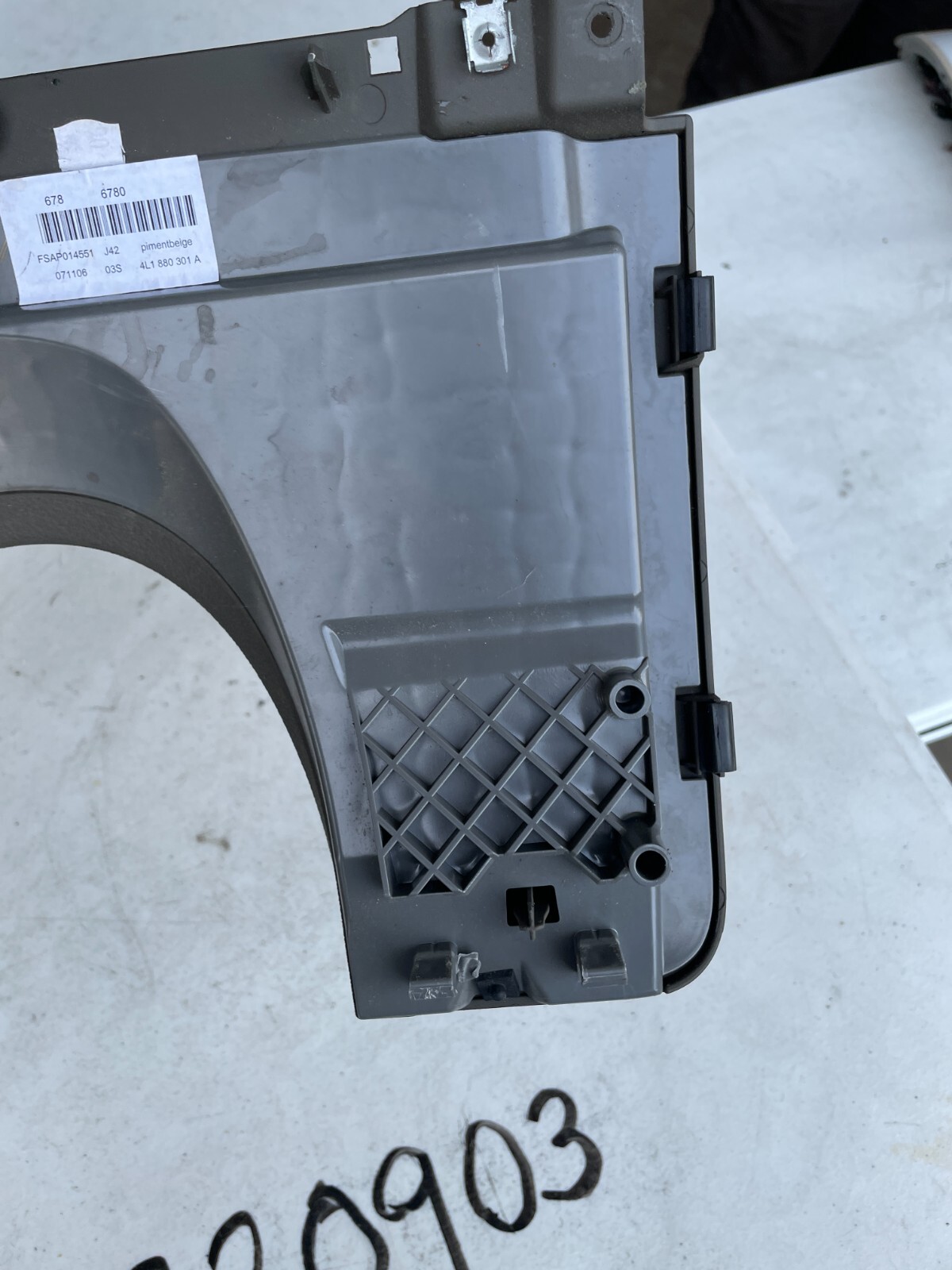 2007 - 2015 AUDI Q7 4L DASHBOARD KNEE TRIM COVER PANEL BEZEL DRIVER LEFT LH OEM - Image 7