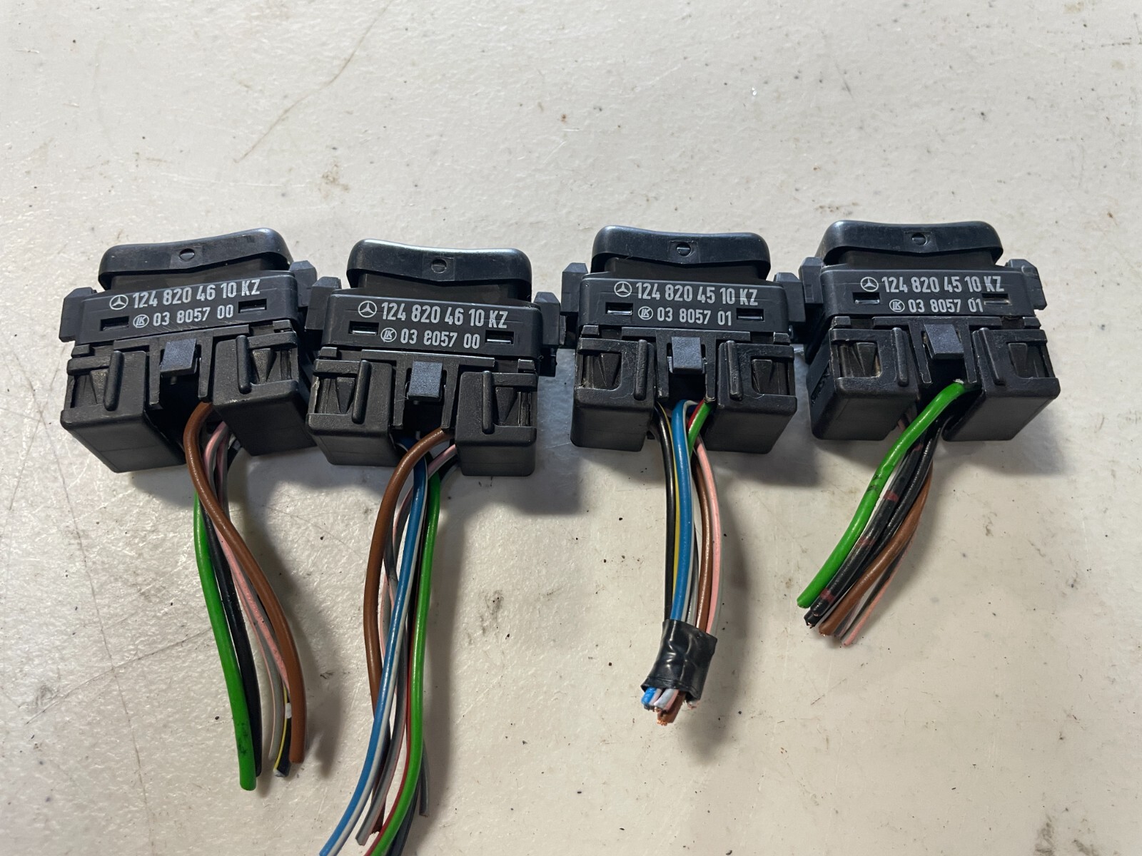 89 Mercedes W126 300SE 560SEL switch set, window switches - Image 5