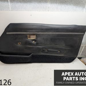 OEM 1978 Mazda RX-7 1.1L Right Side Door Card Trim Panel Black