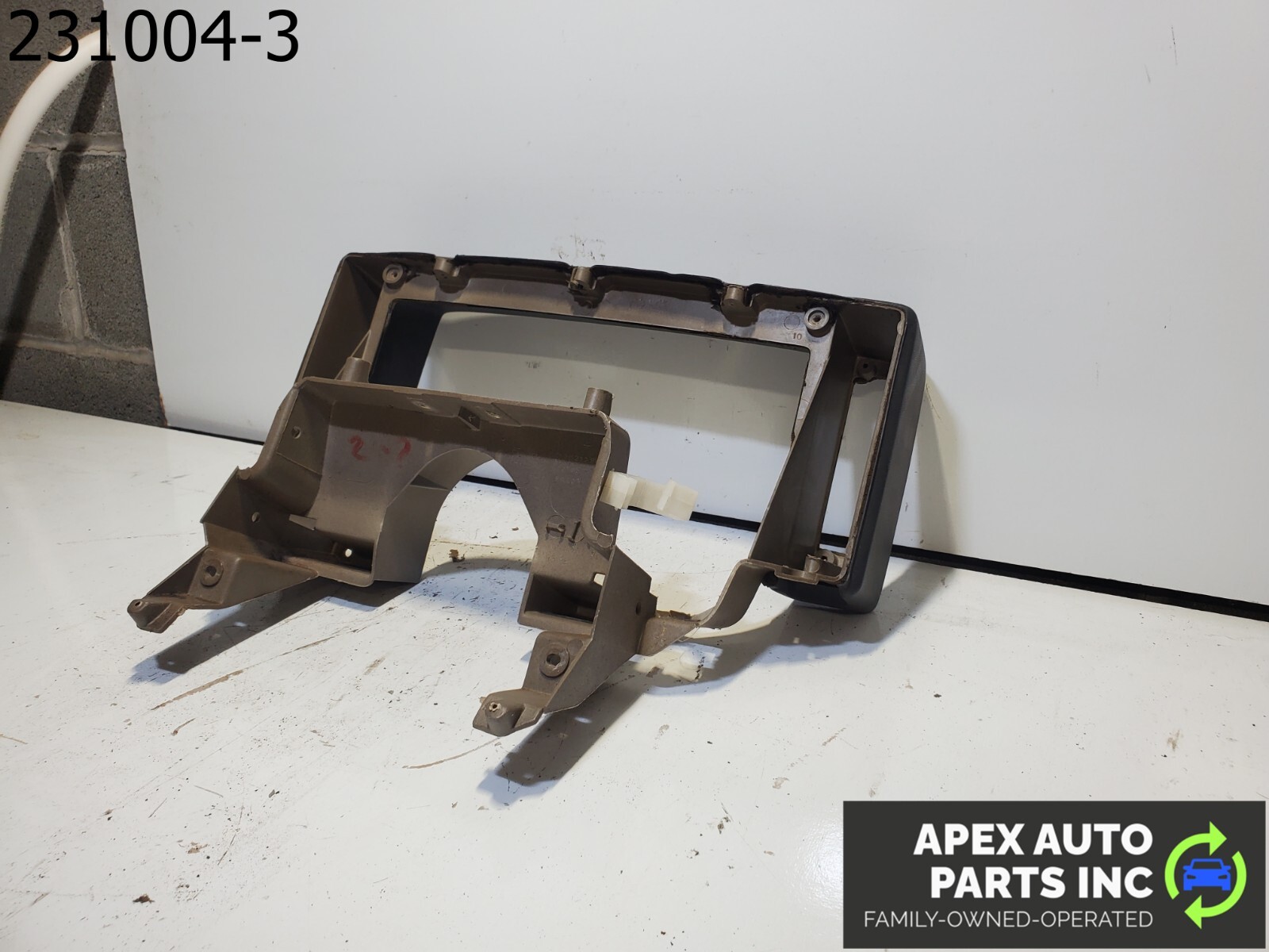 OEM 1984 Pontiac Fiero Gauge Speedometer Cluster Trim Bezel - Image 5