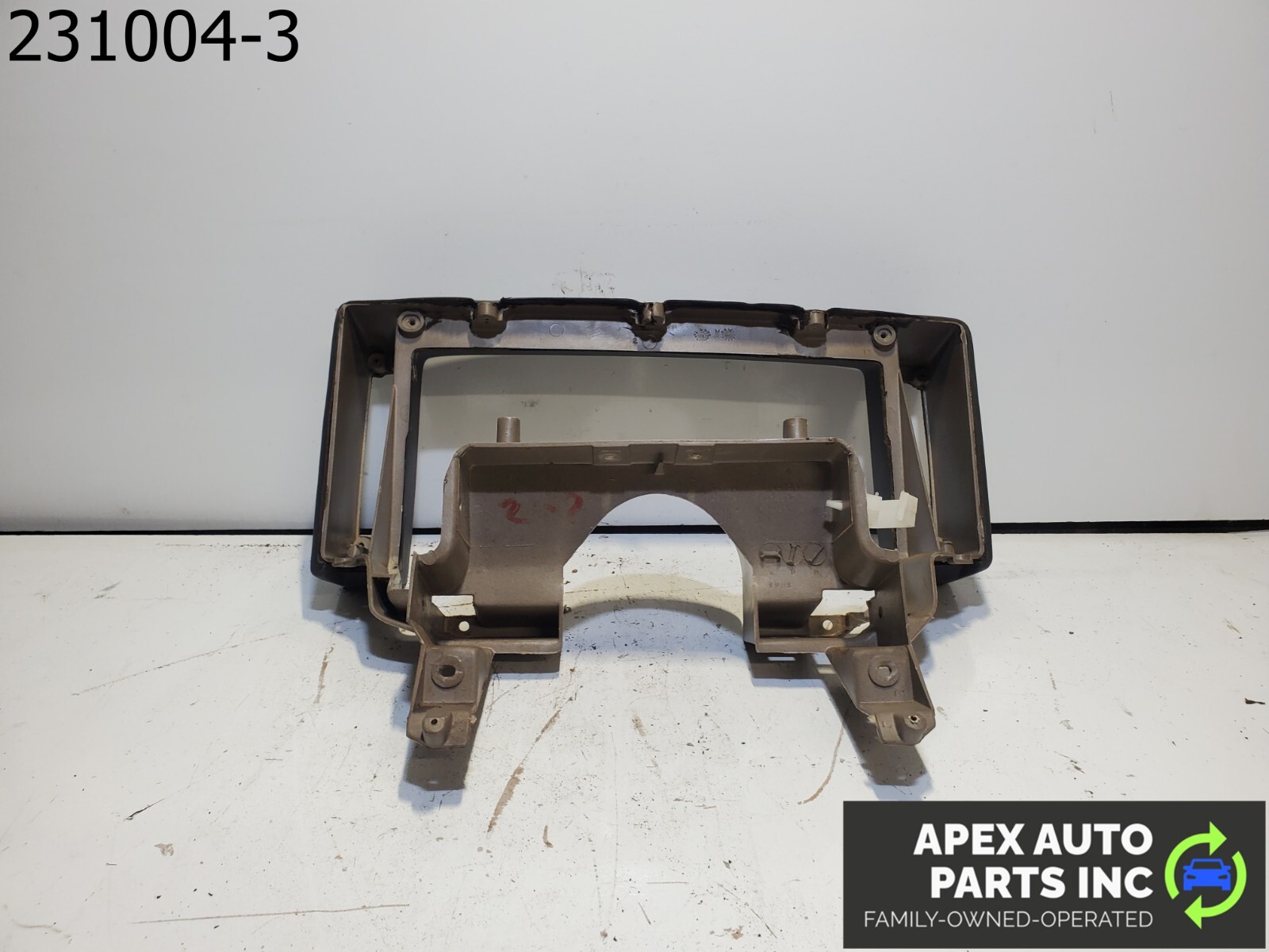 OEM 1984 Pontiac Fiero Gauge Speedometer Cluster Trim Bezel - Image 6