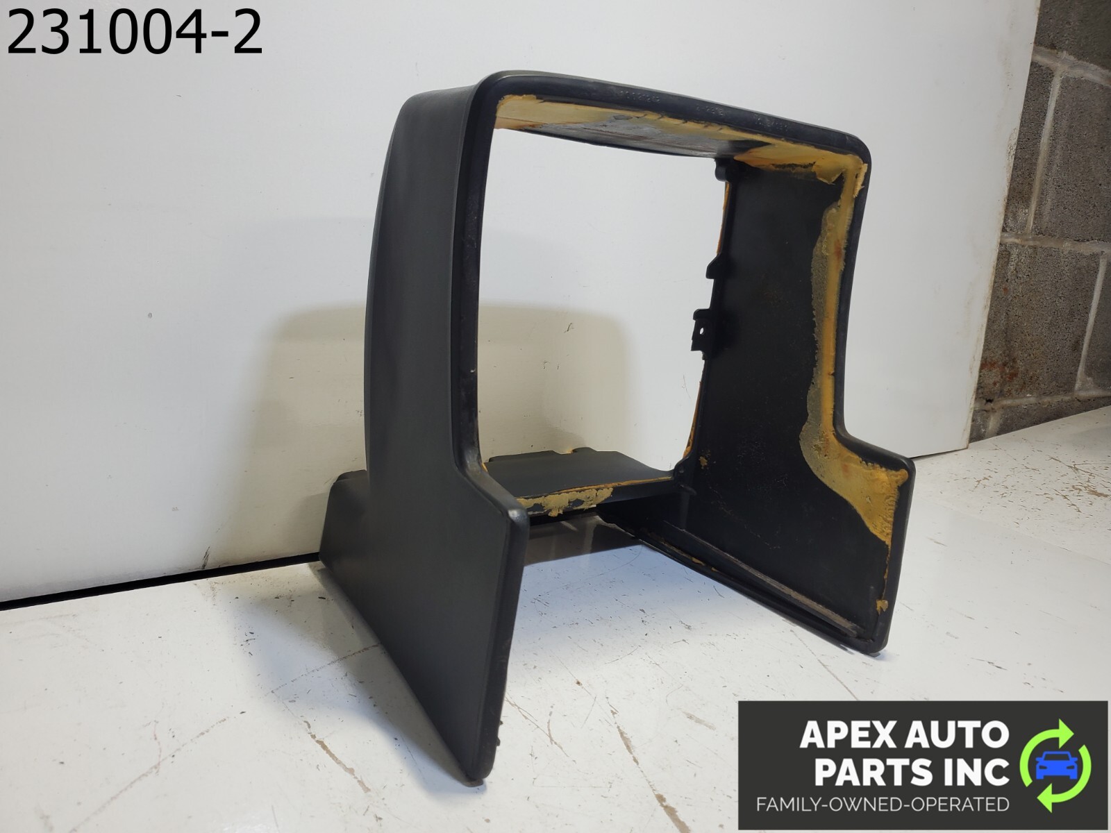 OEM 1984 Pontiac Fiero RADIO DASH BEZEL SURROUND OEM Black Ebony - Image 3