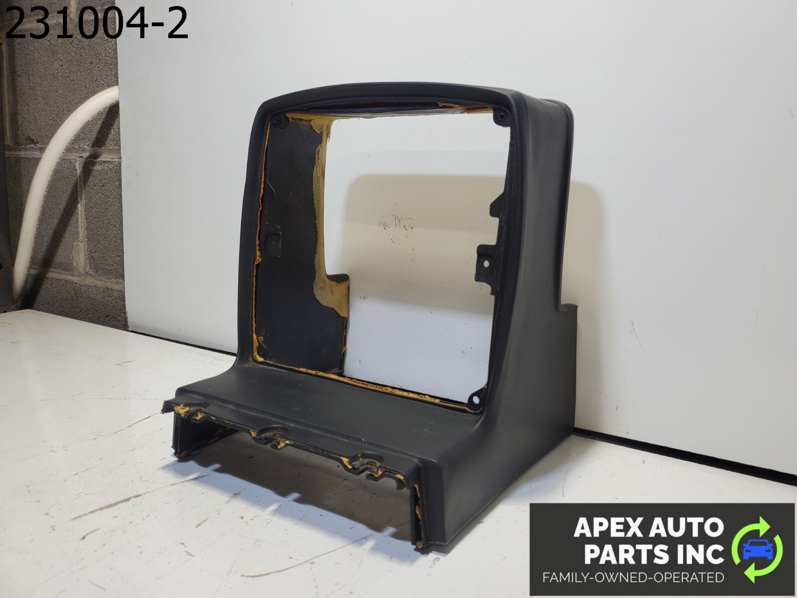 OEM 1984 Pontiac Fiero RADIO DASH BEZEL SURROUND OEM Black Ebony - Image 6