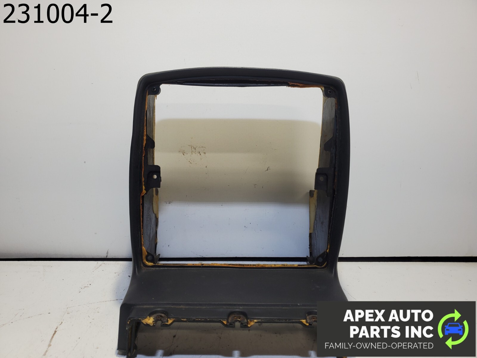 OEM 1984 Pontiac Fiero RADIO DASH BEZEL SURROUND OEM Black Ebony - Image 7