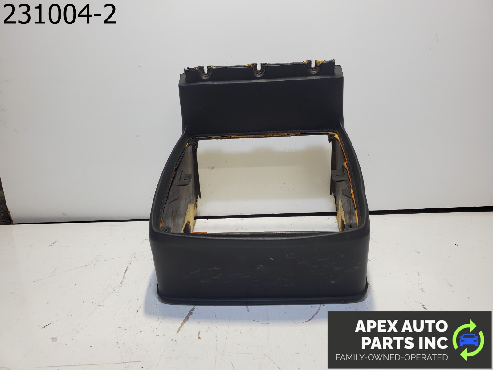 OEM 1984 Pontiac Fiero RADIO DASH BEZEL SURROUND OEM Black Ebony - Image 9