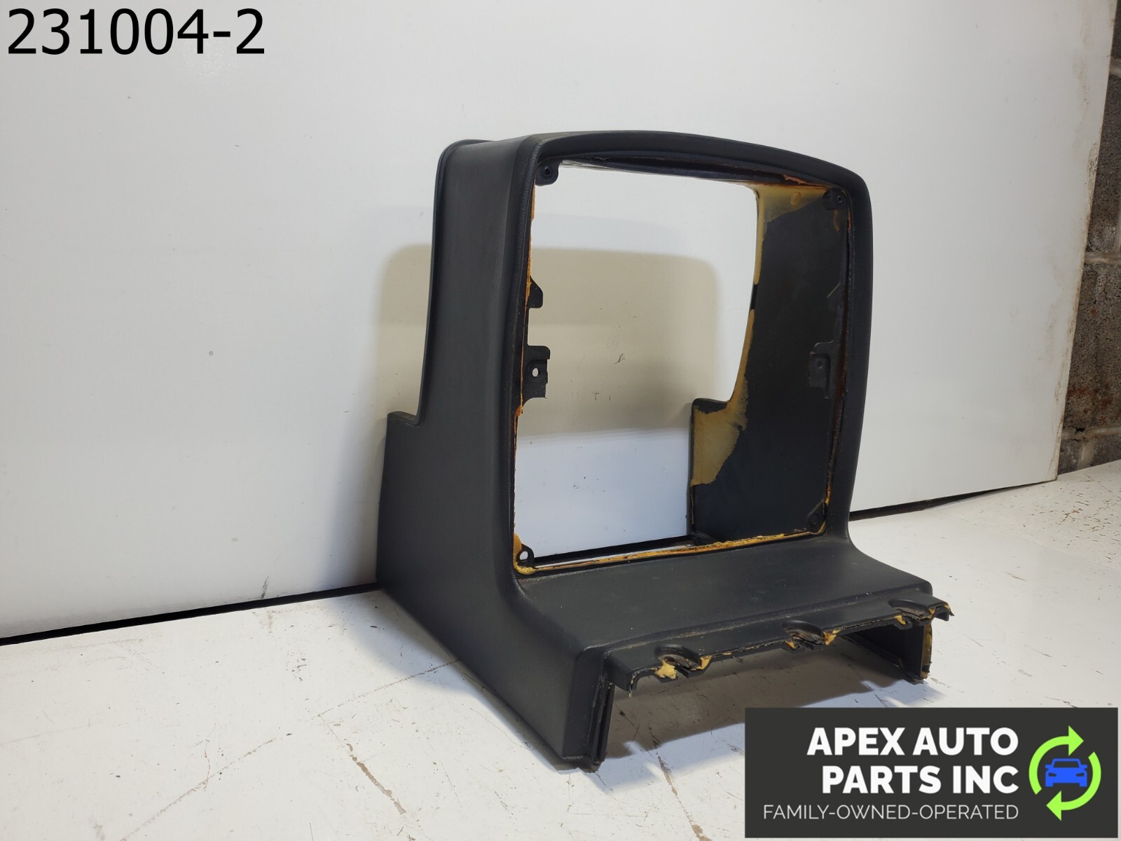 OEM 1984 Pontiac Fiero RADIO DASH BEZEL SURROUND OEM Black Ebony