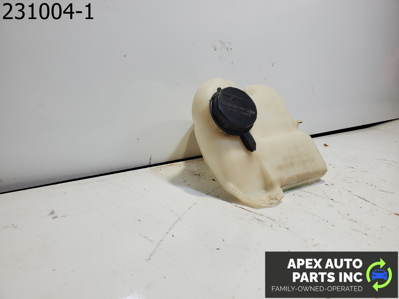 OEM 1984 Pontiac Fiero WINDSHIELD WASHER FLUID BOTTLE RESERVOIR 22039456 - Image 7