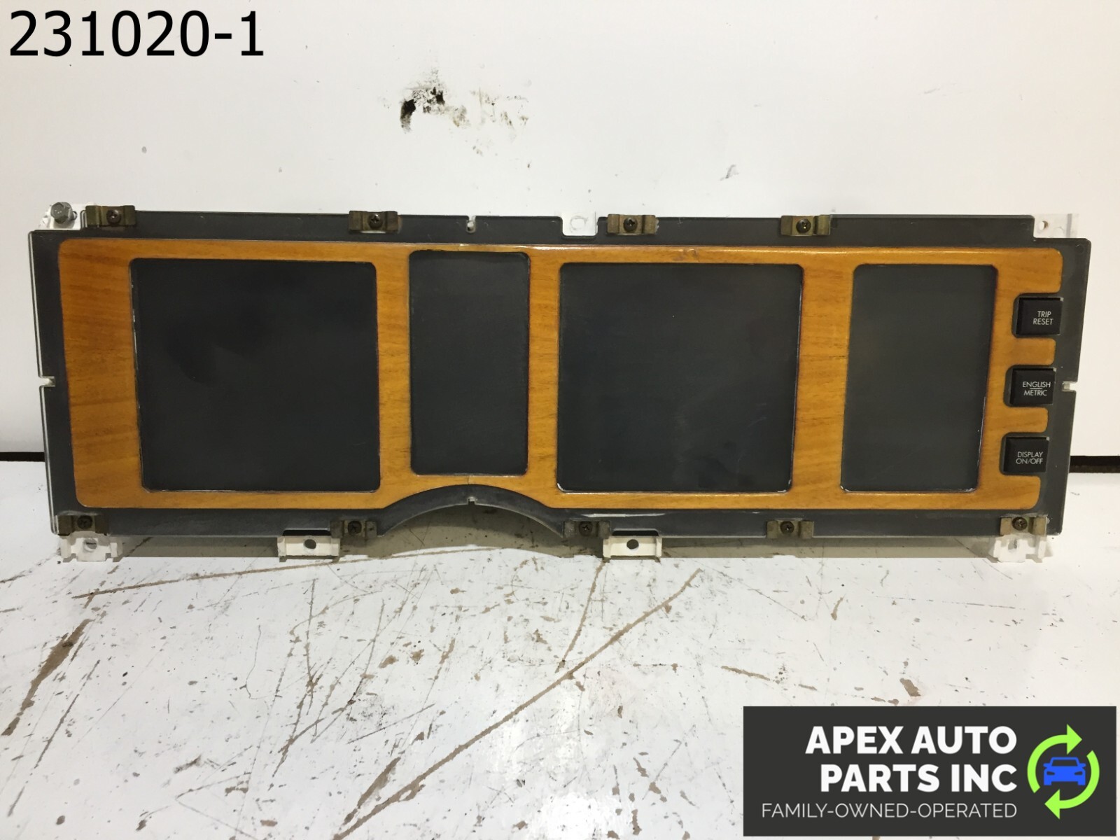 OEM 1990 Cadillac Allante Digital Instrument Cluster