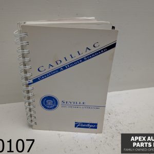 OEM 1995 Cadillac Seville SLS 4.6L Sedan Owner Owner's Manual User Guide