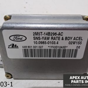OEM 2000-2004 Jaguar S-Type 4.2L YAW Rate Body Sensor Module 448 801 001 027