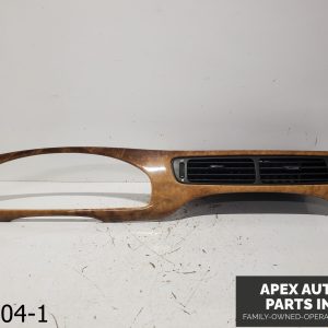 OEM 2000-2008 Jaguar S-Type 4.2L DASH SPEEDOMETER CLUSTER BEZEL TRIM VENT