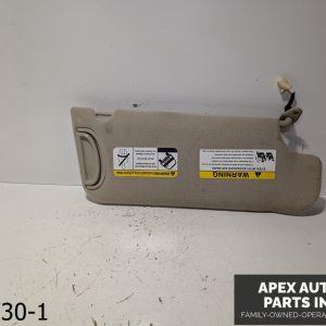 OEM 2004-2011 Mitsubishi Endeavor 3.8L Passenger Right Sun Visor With Mirror